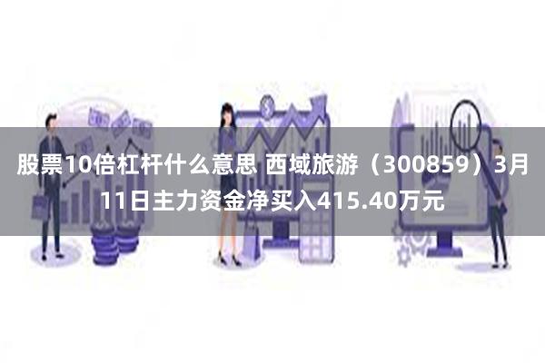 股票10倍杠杆什么意思 西域旅游（300859）3月11日主